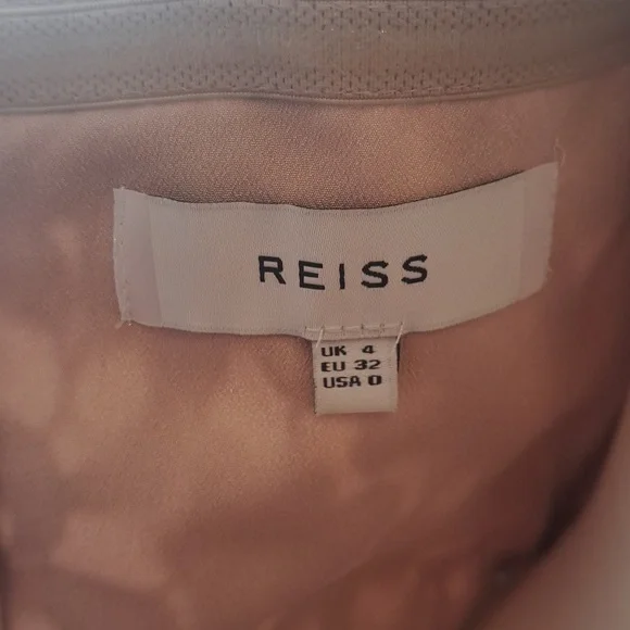 NWOT REISS Womens Pale Blue Lace Cap Sleeve Party/Wedding‎ Guest Dress S-0 - Picture 7 of 10